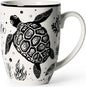 Cute Gifts 16 oz Coffee Mug Sea Turtle and Octopus, Funny Boho Tea Mugs by Smilatte