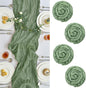 IVAPUPU Sage Green Table Runner 120 Inches by IVAPUPU