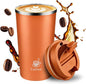 17oz Travel Coffee Mug, Leakproof Vacuum Coffee Cup Insulated Tumbler | 304 by Unknown
