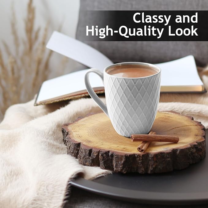 MIAMIO - Coffee Mugs Set of 6 - Palmanova Collection | Modern matte ceramic mug - Image 2