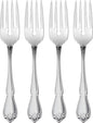 Oneida Silverware Set, True Rose Everyday Salad Forks 4-Piece Flatware Set by Oneida