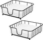2 Pack Napkin Holder for Table, Napkin Holders for Paper Napkins, Flat Metal by GMFINE