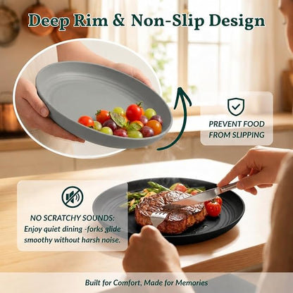 Deep Dinner Plates Set of 8 Alternative - Image 4