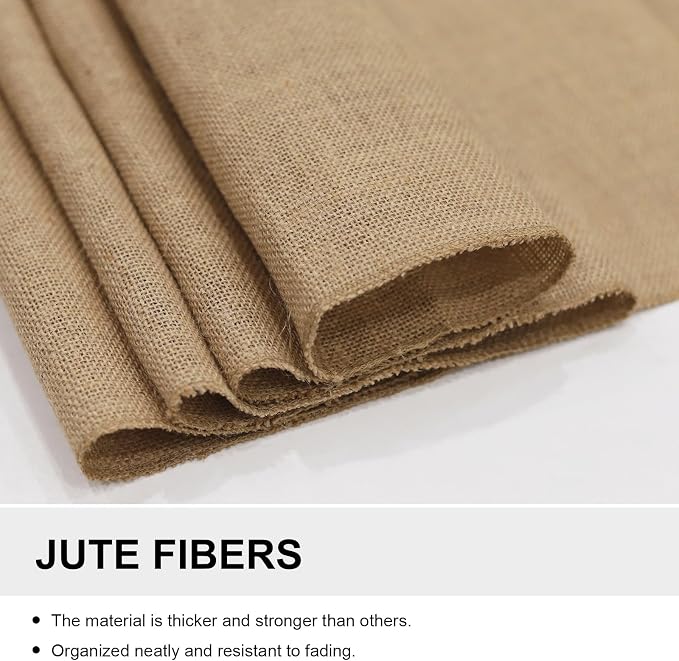 12 Pack Burlap Table Runners 12x72 Inch - Image 4