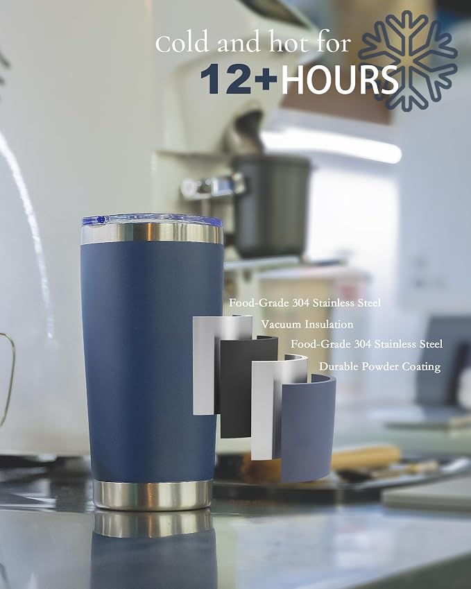20oz Travel Coffee Tumbler - Image 4