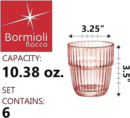 Bormioli Rocco Barshine 10.38 oz. Rocks Stackable Tempered Drinking Glasses - Image 2