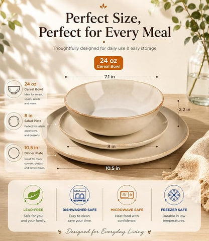 AmorArc Ceramic Dinnerware Sets - Image 9