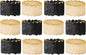 Rustic Epoxy Resin Napkin Rings, each 2x2x1 in., smooth finish, holiday dinners by CLEENTABLE
