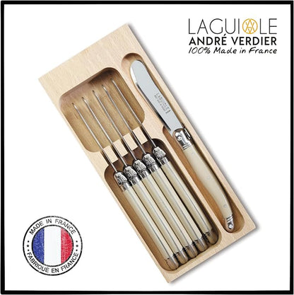 Laguiole Butter Knife Set of 6, Premium Stainless Steel Butter Knives Spreaders - Image 2