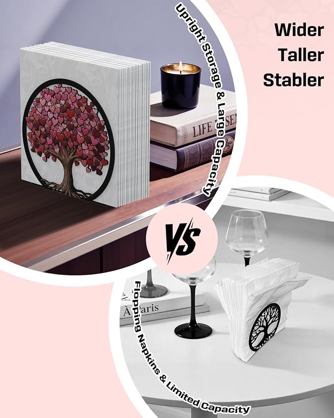 Uniclife Metal Napkin Holder for Table Standing Napkin Dispenser|Luncheon & - Image 5