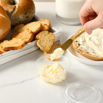 VITEVER Portion Cups With Lids, Small Plastic Containers with Lids, Airtight - Image 5