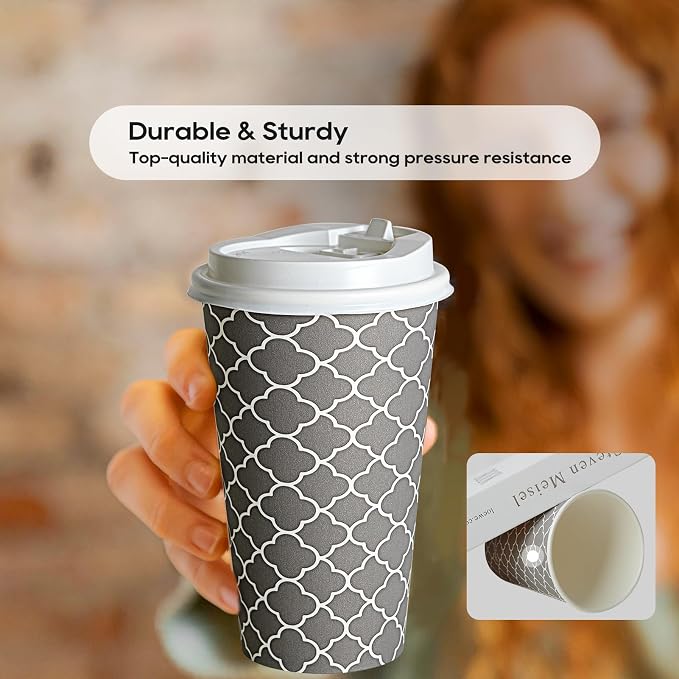JOLLY PARTY Disposable Coffee Cups - Image 3