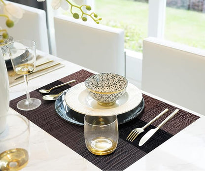 Aofmee Placemats, Heat Resistant Place Mats Set of 6, Washable PVC Table Mats - Image 7