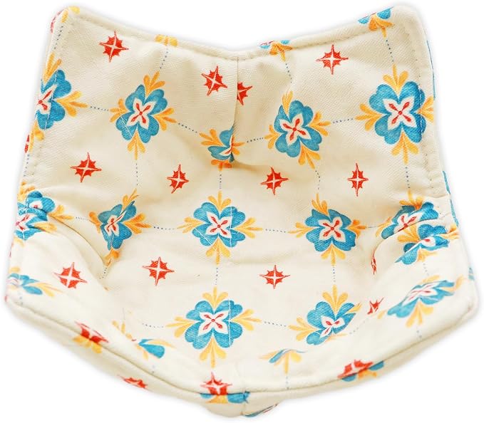 Cotton Microwavable Bowl Cozy, Microwave-Safe Hot Bowl Holders, Soup Bowl Cozy - Image 5