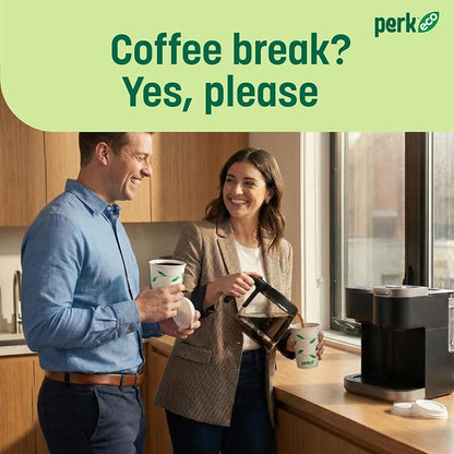 Perk Eco 12 Oz Compostable Paper Hot Cups - Image 2