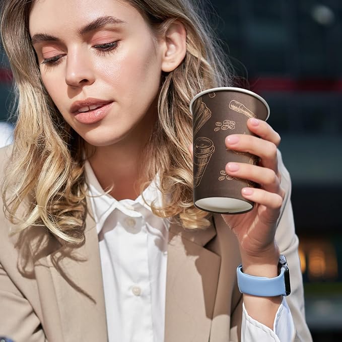12 oz 180 Pack Coffee Cups Disposable Thickened Paper Coffee Cups | Disposable - Image 8