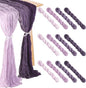 12 Pcs Gradient Purple Cheesecloth Gauze Table Runners | Boho Wedding Decor by Remagr