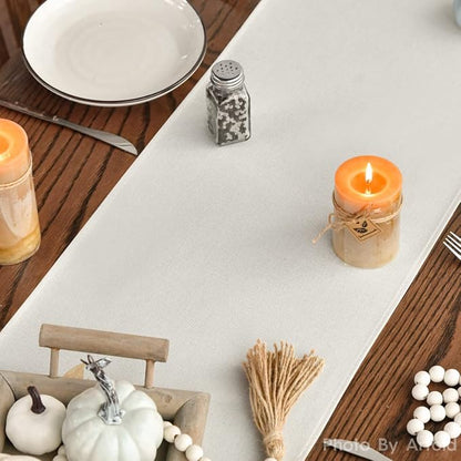 Artoid Mode 210 GSM Fall Table Runner 13x60 Inch Home Party Decor | Aqua Hello - Image 7