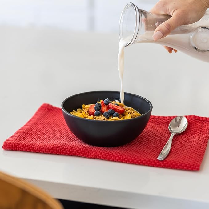 Grow Forward Premium Wheat Straw Bowls Set of 8 - Image 2