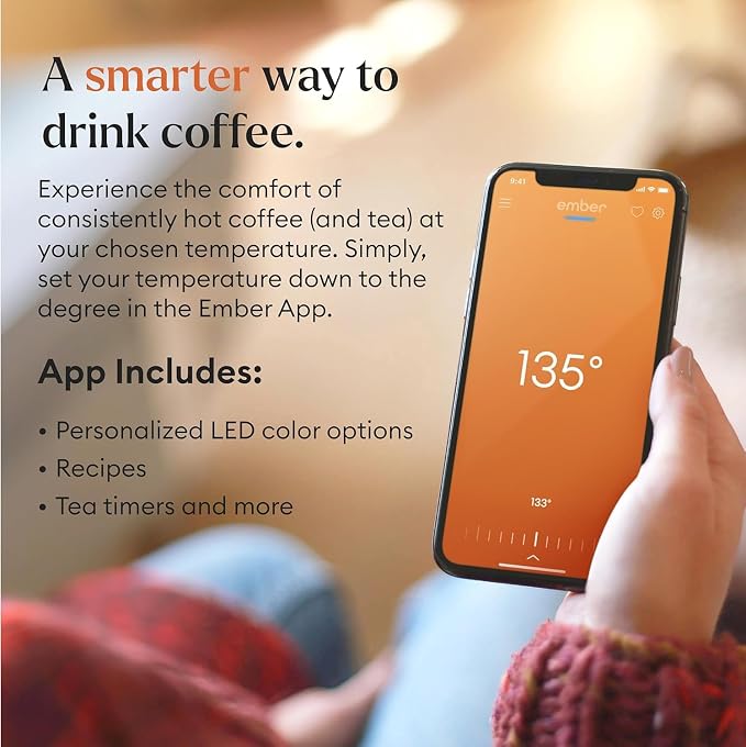 Ember Temperature Control Smart Mug 2, 14 Oz, App-Controlled Heated Coffee Mug - Image 6