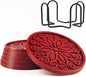 Coasters for Drinks, Resistant Reusable Silicone Coasters by Unknown