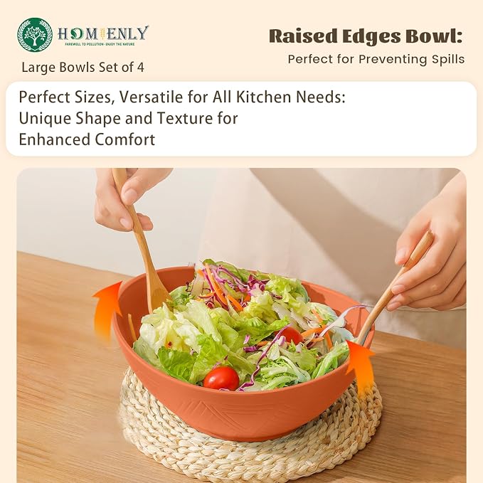9.6 inch Serving Bowls, Large Serving Dishes - Image 7