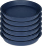 6 Pack Plastic Plant Saucer Planter Water Drip Tray, 4 5 6 7 8 9 10 11 12 inch by Bleuhome