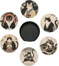 6 Pcs Japanese Cat Drink Coasters by Cayiibe