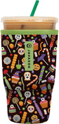 Sok It JavaSok Iced Coffee & Cold Soda Insulated Neoprene Cup Sleeve (Creep It Sweet, Large: 30-32oz)