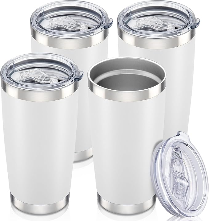 20 oz Tumbler with Lid Stainless Steel Insulated Tumblers Bulk Cups Mug | by Orebigo