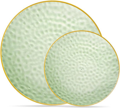 PLASTICPRO 128 Piece Combo Plates Set includes 64-7'' inch Plates & 64-10'' by PLASTICPRO