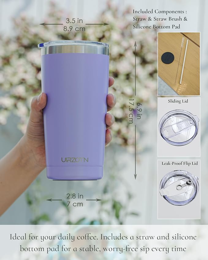 20oz Travel Coffee Tumbler - Image 2