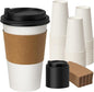 16 oz 50 Pack Disposable Coffee Cups by PACKINNO