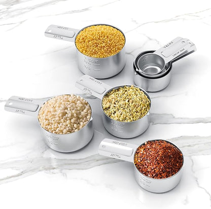 Stainless Steel Measuring Cups Set, Kitchen Gadgets - Image 5