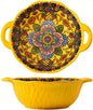 2 Pack Boho Ceramic Serving Bowls by XKXKKE