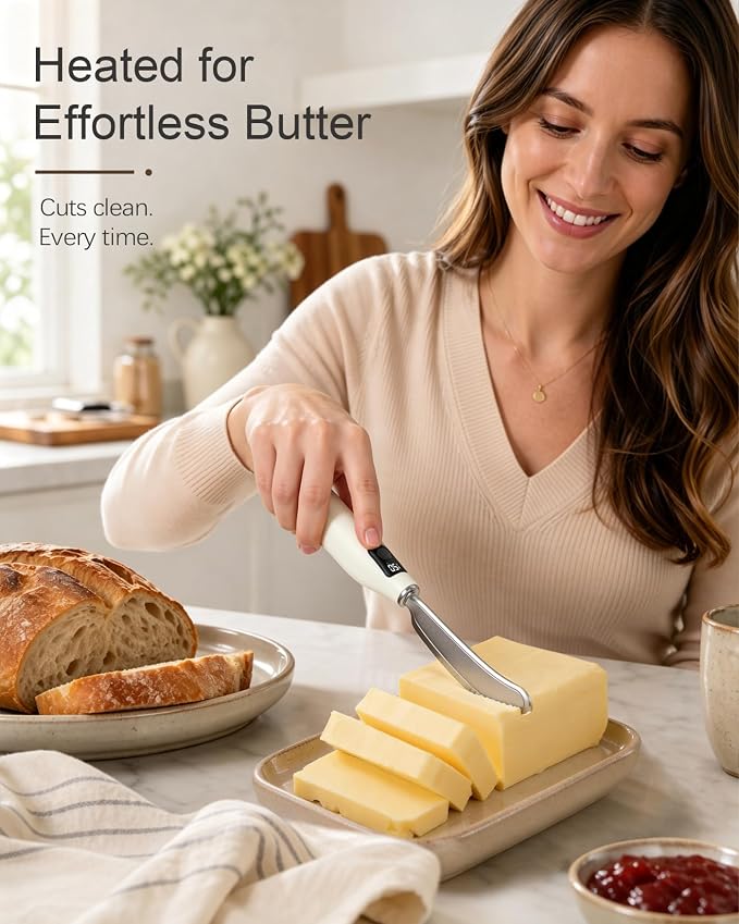 Heated Butter Knife Rechargeable, Electric Butter Spreader - Image 3