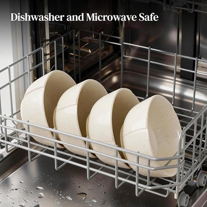 DOWAN 32 OZ Soup Bowls Set of 4, Dishwasher & Microwave Safe - Image 6