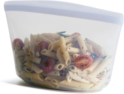 Stasher Premium Reusable Silicone Food Storage Bowl, 6-Cup | Food-Safe Silicone by Stasher