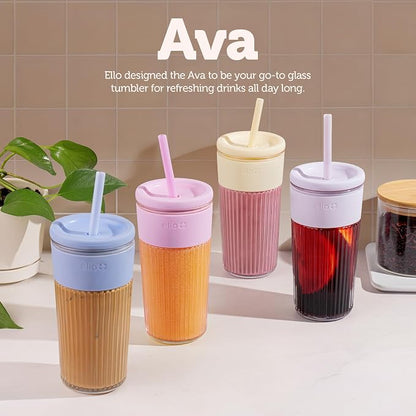 Ello Ava 18oz Glass Tumbler - Image 5
