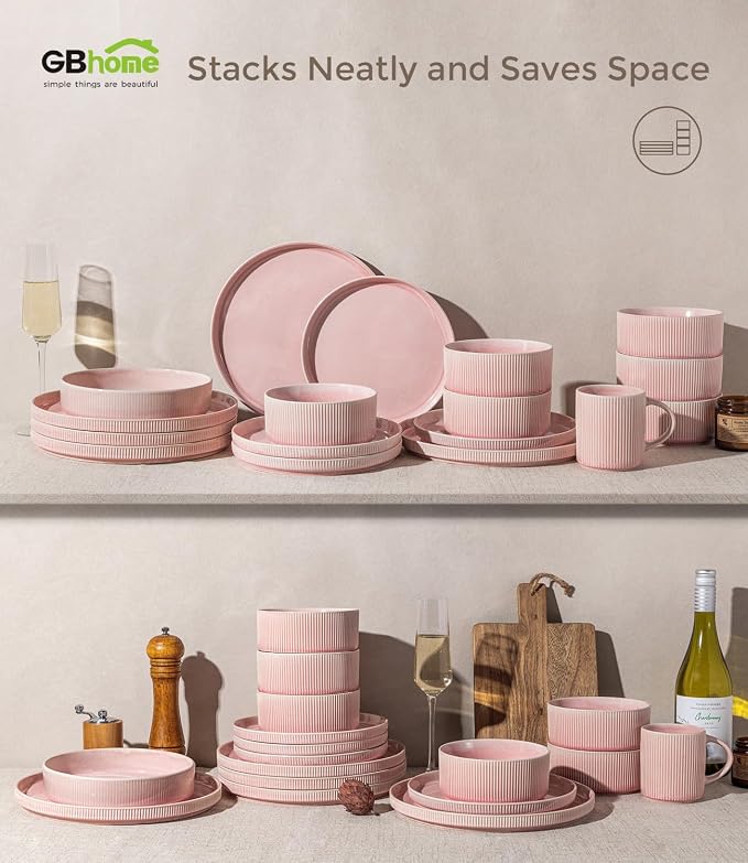 GBHOME Stoneware Dinnerware Sets - Image 8