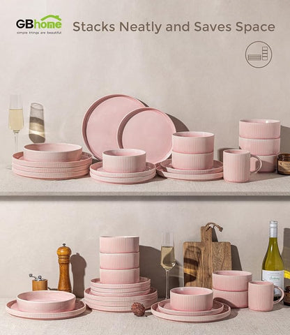 GBHOME Stoneware Dinnerware Sets - Image 8