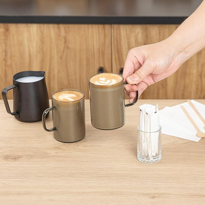 Restaurantware Glass Coffee Mug 12 Count 7 Oz Borosilicate Tea Cup - Image 5