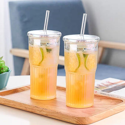 JunVpic Glass Coffee Tumbler, 20 oz Glass Cup - Image 5