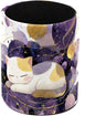 Leather Pen Holder for Desk, Space Cat Pencil Cup Pen Organizer Makeup Brush by Unknown