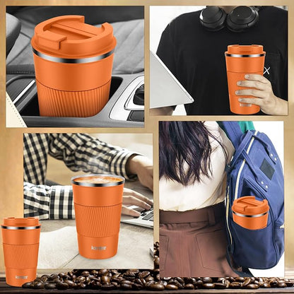 KETIEE 12oz Insulated Travel Mug, Vacuum Stainless Steel Double Walled Reusable - Image 5