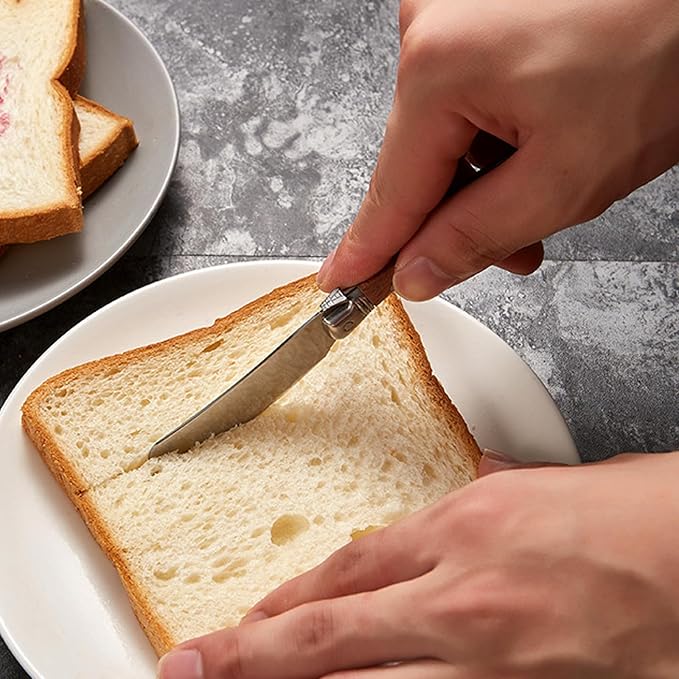 VANRA Butter Spreader Knife Set 4-Piece Stainless Steel Cheese Knife Set Small - Image 3