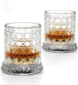 Rotating Whiskey Glass 280ML, Crystal Clear Crystal Spinning Drinking Glass by Unknown