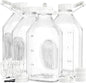 Syntic 4 Pack 64 Oz Glass Milk Bottles by Syntic