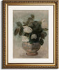 InSimSea Retro Gold Framed Wall Art, Home Room Rose Flower Vintage Wall Decor, Canvas Print Artwork, Farmhouse Country Decor, Antique Picture Frame Floral Paintings, 13x16 Inch