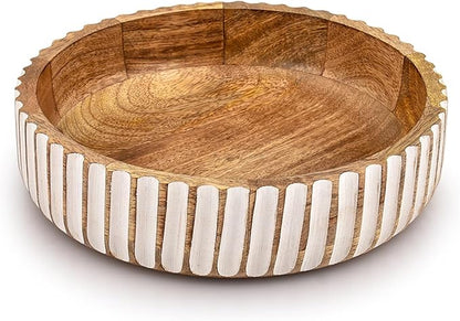 Kimona Fruit Bowls Wood Fruit Bowl or Decorative Bowl by Unknown